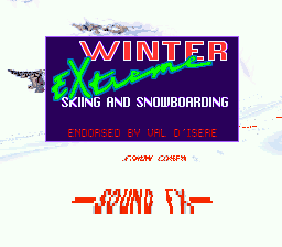 Winter Extreme Skiing and Snowboarding